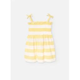 Robe À Rayures Jaune
