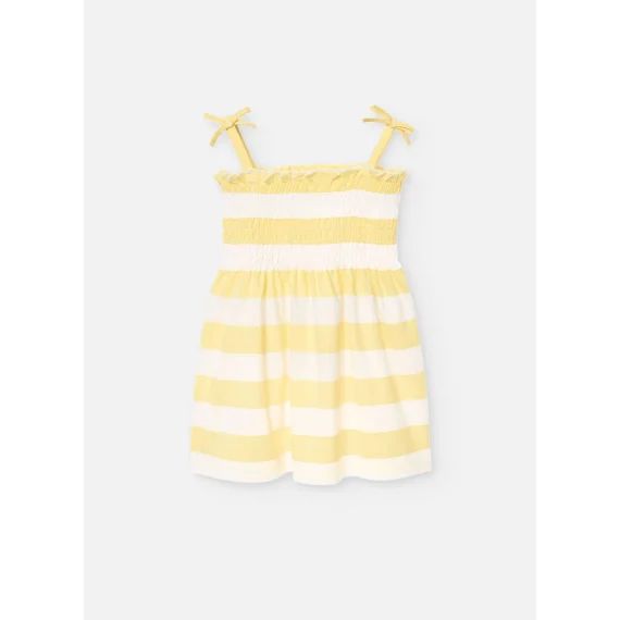 Robe À Rayures Jaune