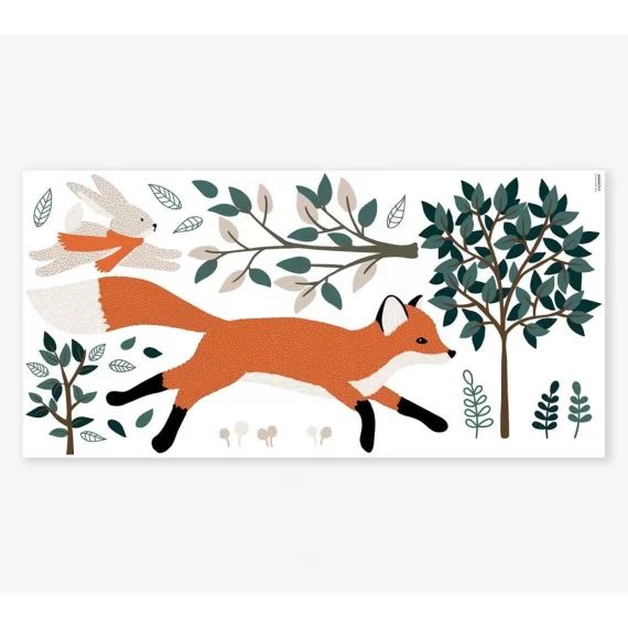 Sticker mural M. Fox