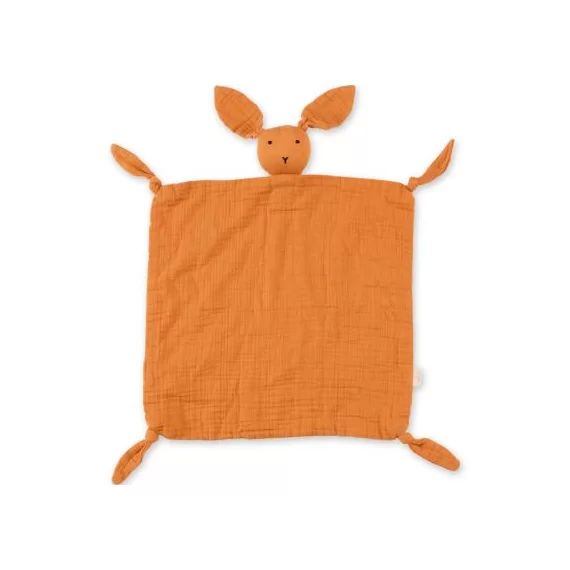 Doudou plat lapin Swady Bunny orange