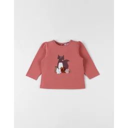 T-shirt Écureuil Jersey Rose