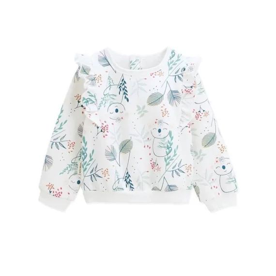 Sweat-shirt Bébé Fille Paloma Blanc