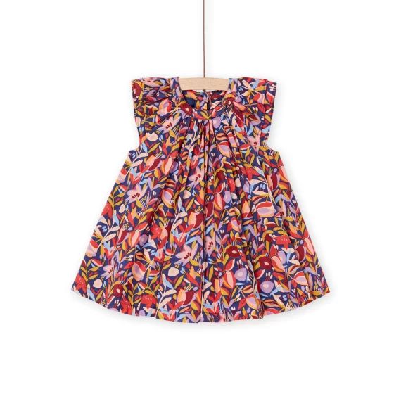 Robe Indigo À Imprimé Fleuri – Bleu