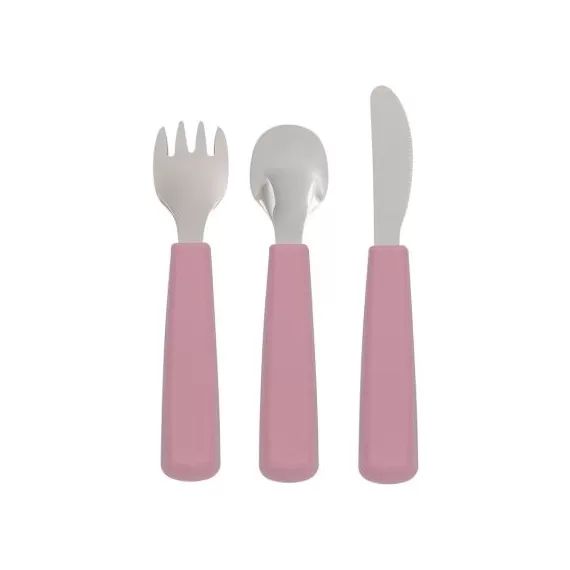 Set de 3 couverts Rose