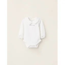 Body Avec Col Peter Pan Et Volants Blanc
