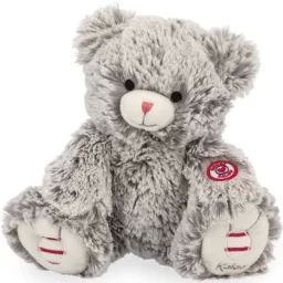 Peluche ours gris prestige Mae (24 cm)