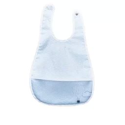 SAUTHON Bavoir plastifié Lazare Montgolfière blanc