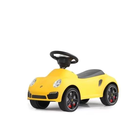 Porteur petite voiture pousseur bébé Porsche 911 jaune jaune