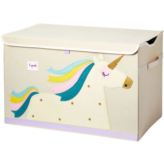 Coffre à jouets Licorne