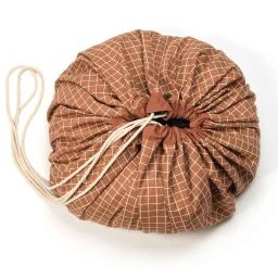 Tapis Et Sac De Rangement Grid Brown Marron