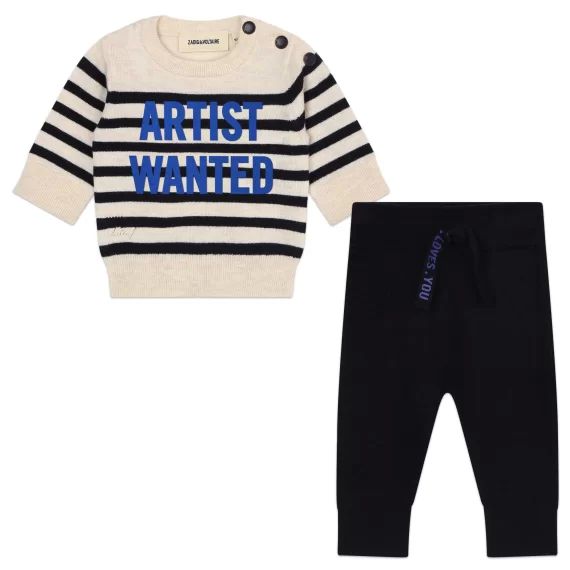 Ensemble pull et pantalon UNISEXE Bleu