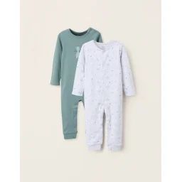 Pack 2 Grenouillères Sans Pieds Multicolore