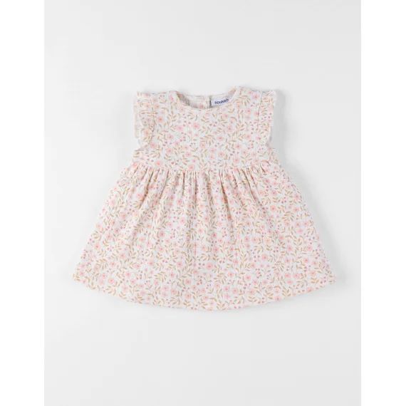 Robe Jersey Pointelle Rose