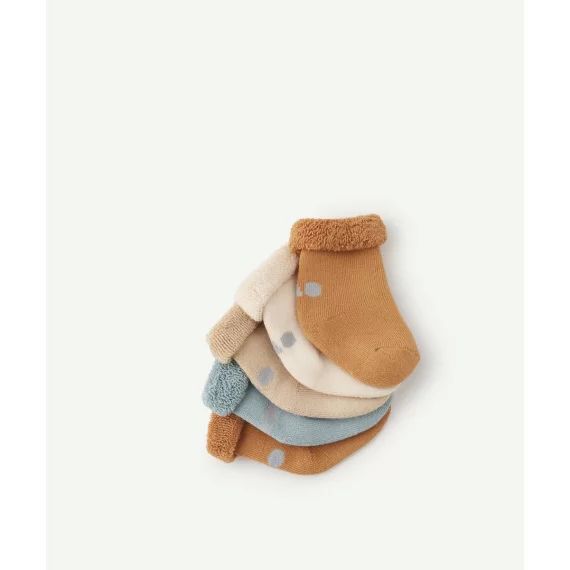Lot de 5 paires de chaussettes bébé en coton biologique –  – Soldes