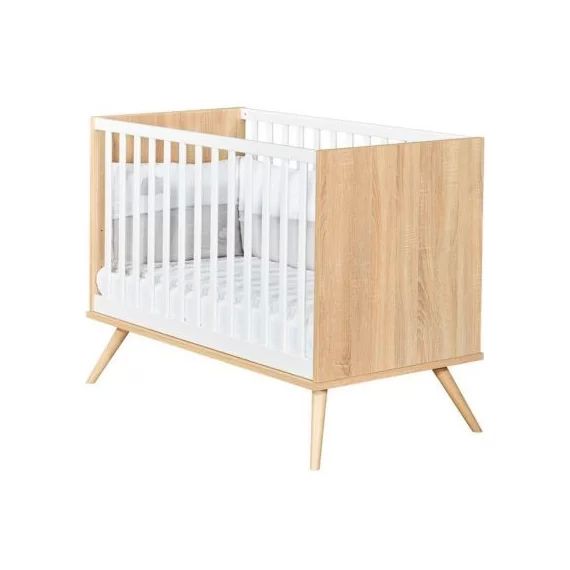 Lit bébé à barreaux Seventies (60 x 120 cm)