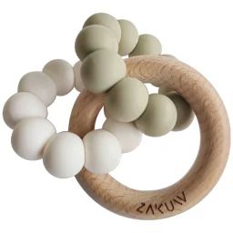 Anneau De Dentition Vert/blanc