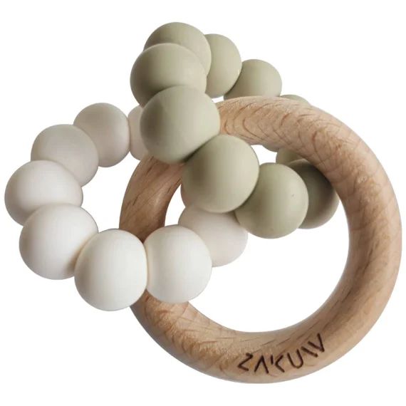 Anneau De Dentition Vert/blanc