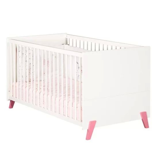Lit évolutif 140×70 – Little Big Bed en bois blanc blanc
