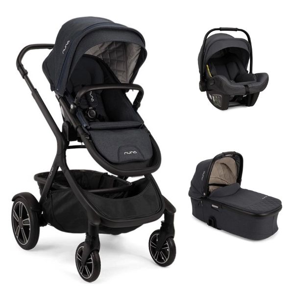 Poussette Nuna Demi Grow + Nacelle + Coque Auto Pipa Next – Ocean
