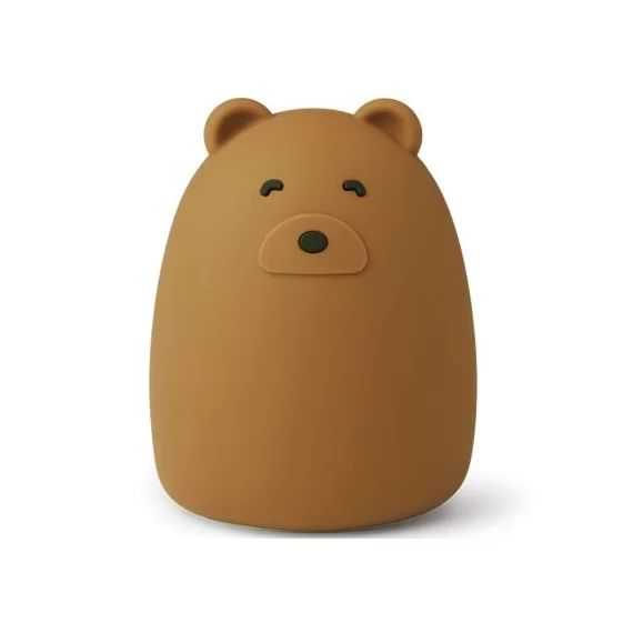 Veilleuse Winston Mr Bear golden caramel (14 cm)