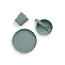 Kit vaisselle de table en Silicone avec ventouse (4pcs)