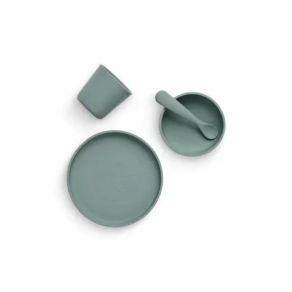 Kit vaisselle de table en Silicone avec ventouse (4pcs)