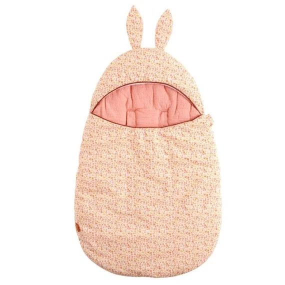 Nid D&rsquo;ange – Sauthon – Esmee – Rose – Bébé – Naissance – Siège Auto – Motifs Fleuris Rose