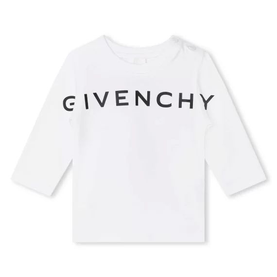 T-shirt à manches longues Garçon Blanc
