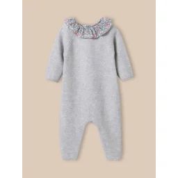 Combinaison En Tricot Col En Tissu Liberty Lib Besty Berry