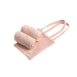 Lot De 2 Draps Housse Ovales En Coton Rose