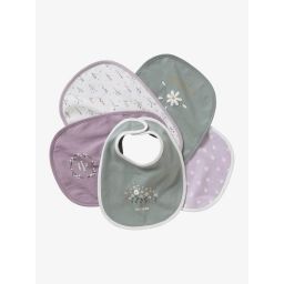 Lot de 5 bavoirs naissance douce provence