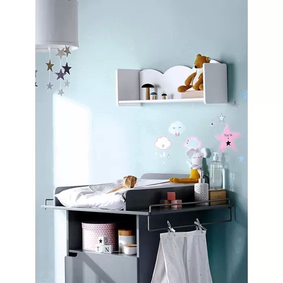Etagère murale LIGNE NUAGE blanc