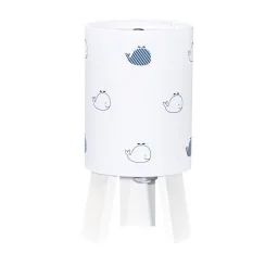 Lampe de chevet en coton blanc blanc