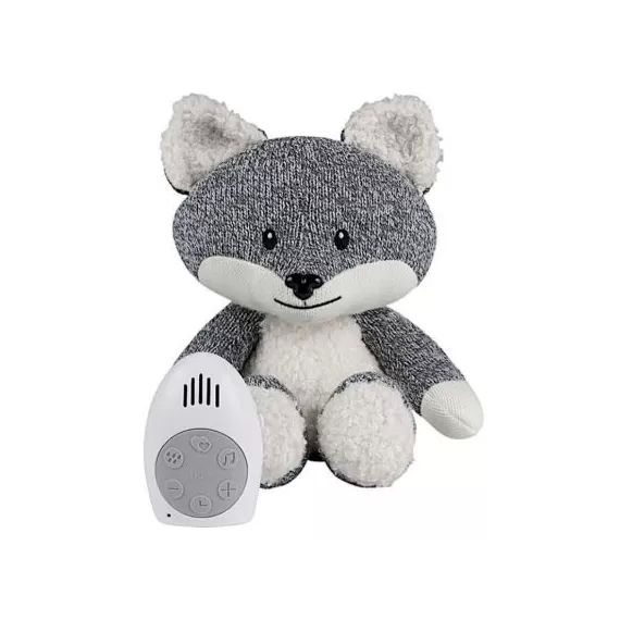 Peluche bruit blanc Robin le renard gris