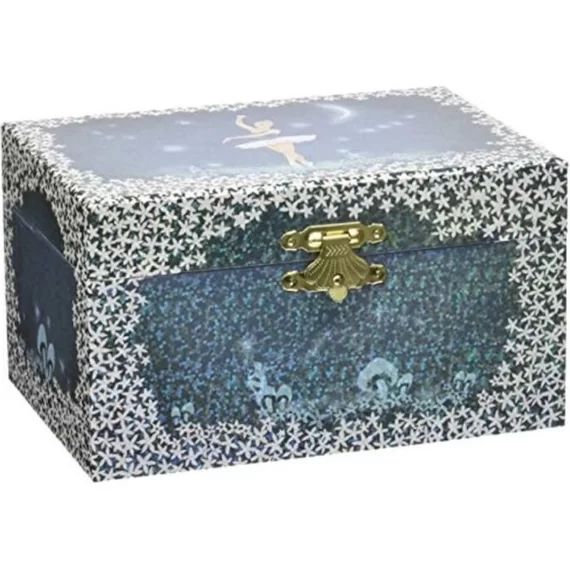 Coffret Musical – TROUSSELIER – Danseuse Etoile – Ballerine – Mixte – Bleu – 15×8.5×10.5 cm bleu