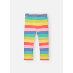 Legging Avec Imprimé Rayures Multicolores Multicolore