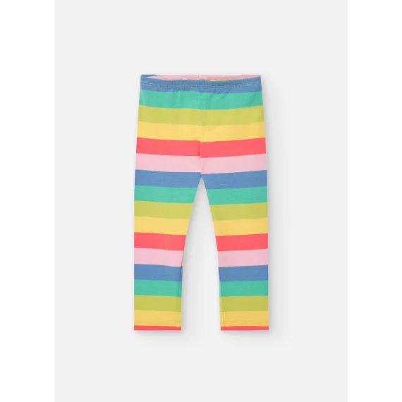 Legging Avec Imprimé Rayures Multicolores Multicolore