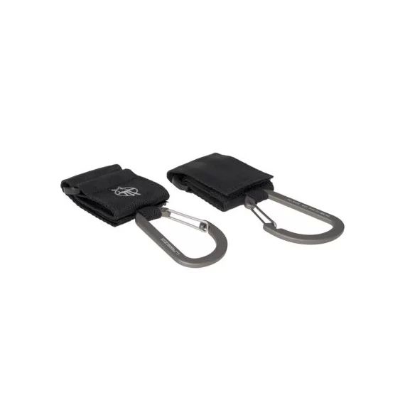 Attaches poussette pour sac à langer avec mousqueton Casual noir