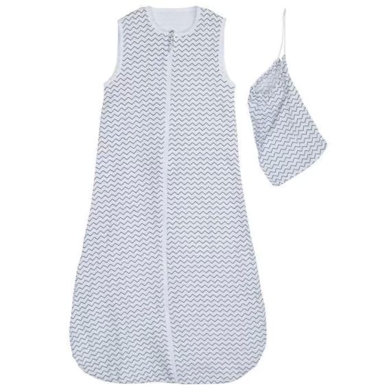 GIGOTEUSE LANGE COTON BIO 100CM HELLO TEXTILE blanc