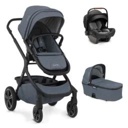 Poussette Nuna Demi Grow + Nacelle – Aspen + Coque Auto Pipa Next – Caviar