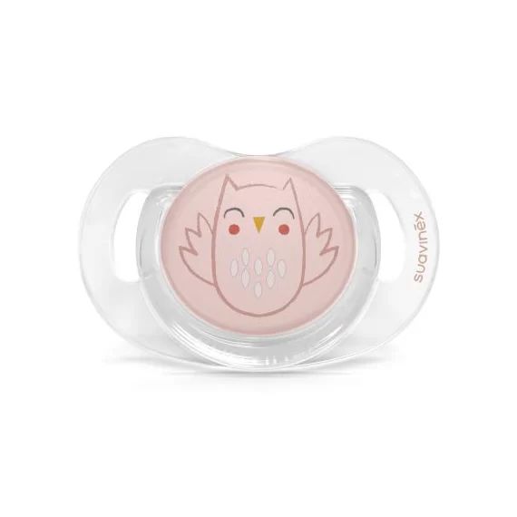 Sucette symétrique SXPro Bonhomia rose (0-6 mois)
