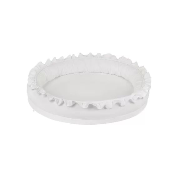 Tapis de jeu en coton cocon blanc Basic