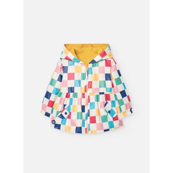 Parka Réversible Avec Capuche Et Fermeture Éclair Jaune