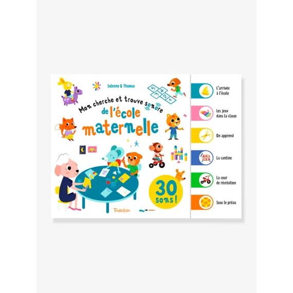 Mon Cherche et Trouve sonore de l&rsquo;école maternelle – TOURBILLON blanc
