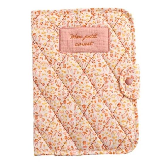 Protège Carnet Santé En Coton Rose Rose