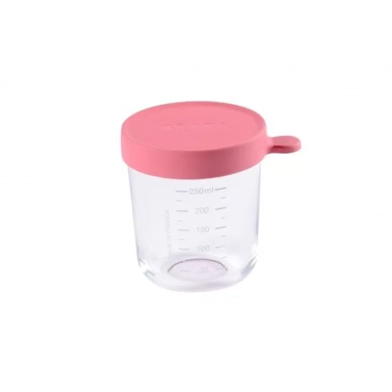 Portion Verre 250ml Béaba – Old Pink
