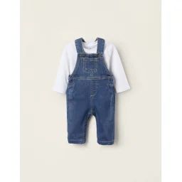 Body + Salopette En Jean Bleu