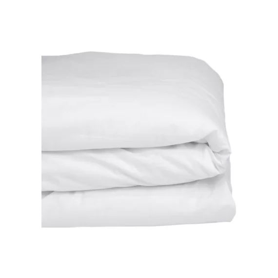 Housse de couette bébé en coton bio blanc (100 x 140 cm)