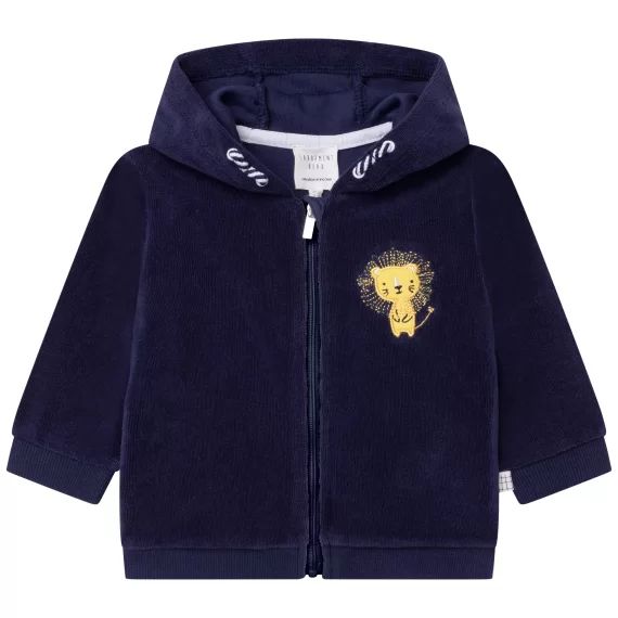 Cardigan a capuche Garçon Bleu