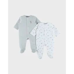 Lot De 2 Dors-bien En Velours Brodé Lapin Blanc